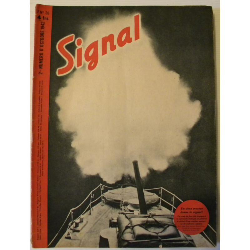 Magazine "Signal" Edition française : 2ème Numéro de Octobre 1942