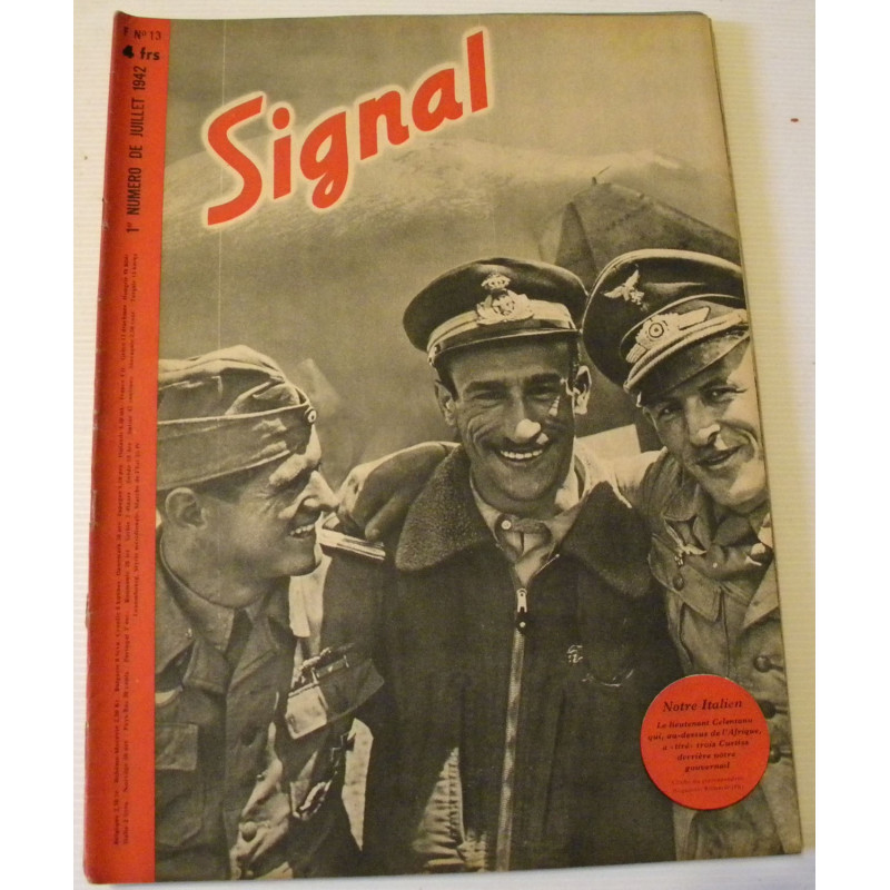 Magazine "Signal" Edition française : 1er Numéro de Juillet 1942