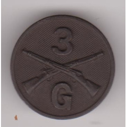 Disque de col 3ème Régiment d'Infanterie Compagnie G