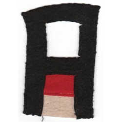 Patch 1ère Armée avec fond rouge et blanc