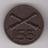 Disque de col sous-officier 155ème Régiment d'Artillerie Côtière