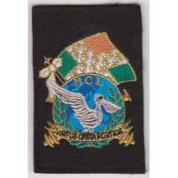 Ecusson brodé velcro Batterie de Commandement et Logistique du 1er Régiment d'Artillerie