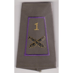Fourreau d'épaule du 1er Régiment d'Artillerie Listel violet