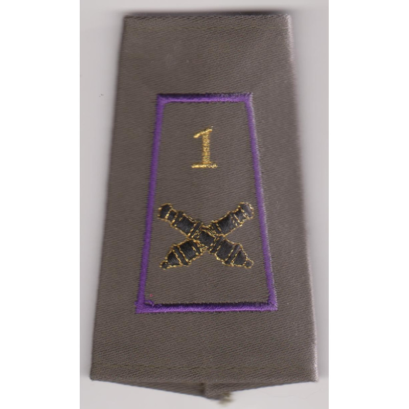 Fourreau d'épaule du 1er Régiment d'Artillerie Listel violet