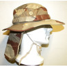 Chapeau de brousse + couvre-nuque Armée française camouflage Désert NEUF