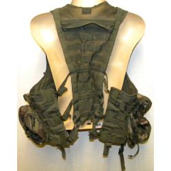 Gilet d'assaut Tactique + 7 pochettes Molle - Armée Française Occasion