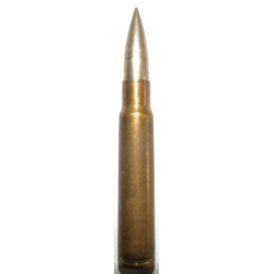 Cartouche 7,92mm Mauser 98A ou Gewehr en laiton balle acier