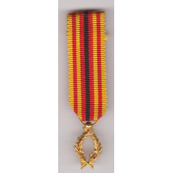 Réduction Médaille des Palmes d'or de l'Ordre de la Couronne hispano-belge