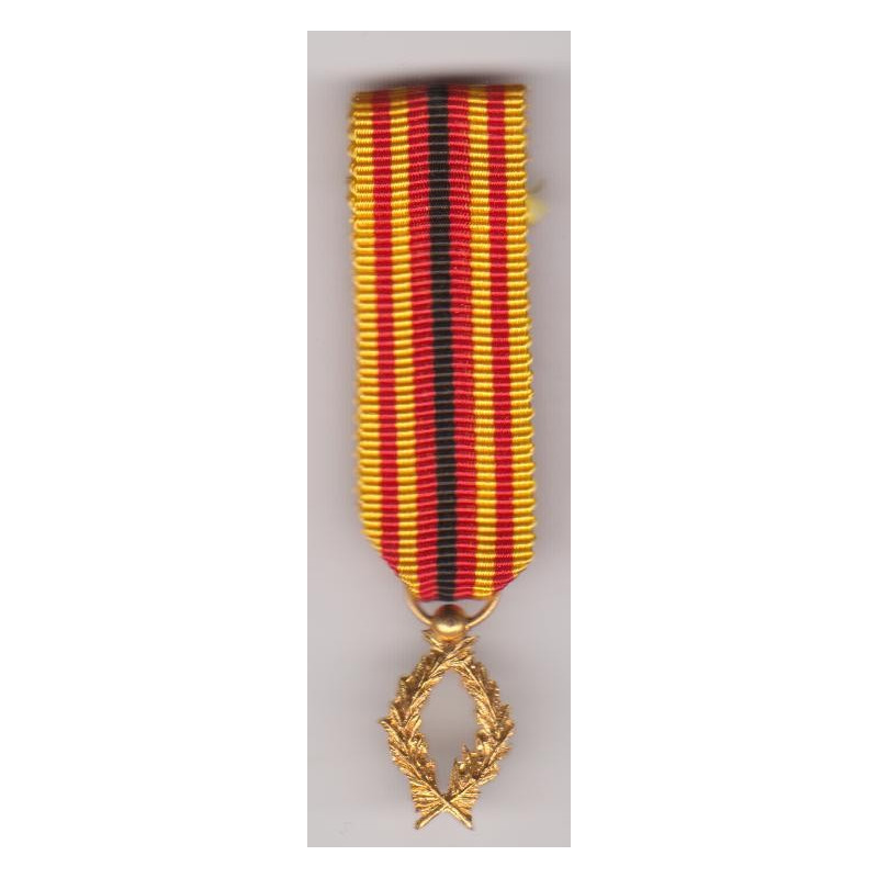 Réduction Médaille des Palmes d'or de l'Ordre de la Couronne hispano-belge