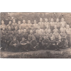 Photo - carte postale de Groupe soldats français - années 1930