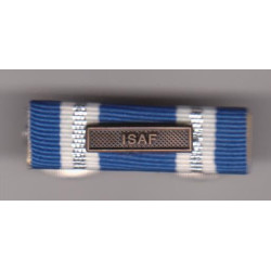 Barrette Médaille d'Afghanistan de l'OTAN - Agrafe ISAF