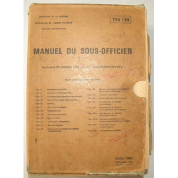 TTA 150: Manuel du sous-officier Armée Française - 21 livres