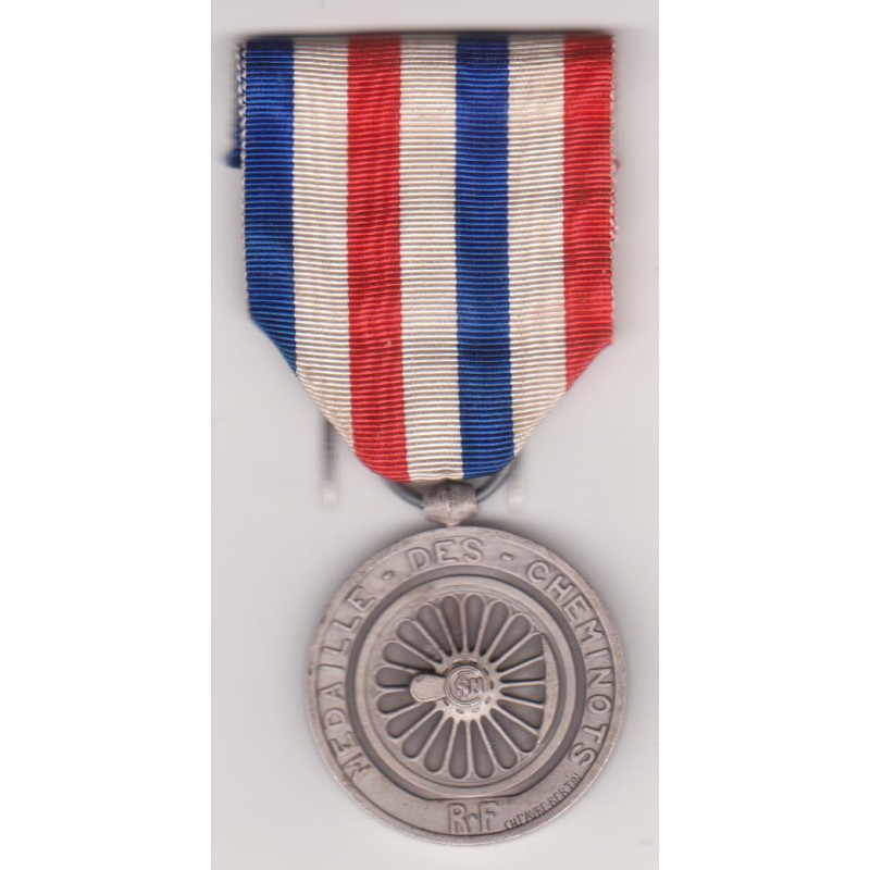 Médaille des Chemins de fer 2ème Modèle en Argent