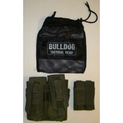 Ensemble Porte-chargeurs 5,56mm et 9mm Bulldog Tactical Gear