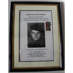 Cadre d'honneur 253ème Promotion ENSOA: Sergent-chef Chatel - Parachutiste Coloniale