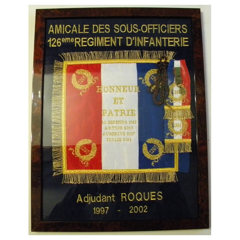 Tableau d'honneur du 126ème Régiment d'Infanterie