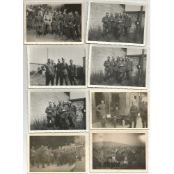 Lot de 54 photographies de soldats allemands à Belfort 1940-1944