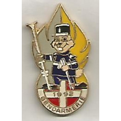 Pin's Albertville 1992 bronze - Gendarmerie Nationale