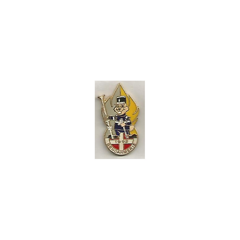 Pin's Albertville 1992 bronze - Gendarmerie Nationale