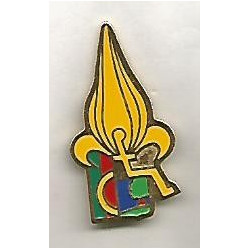 Réduction pin's Insigne Institution des Invalides de la Légion Etrangère