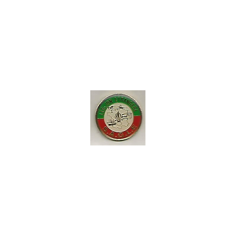 Réduction pin's Insigne 1° Régiment Etranger - S.A.G.L.E.