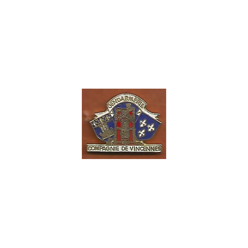 Pin's Gendarmerie Nationale - Compagnie de Vincennes / Val-de-Marne