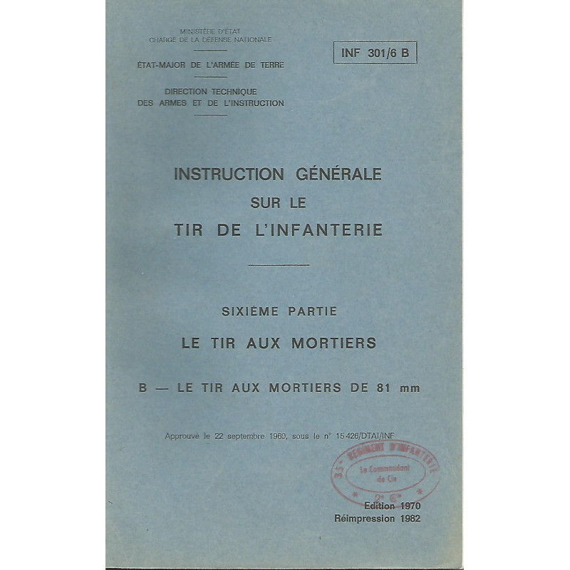 Instruction: Le Tir aux Mortiers de 81mm - Armée Française