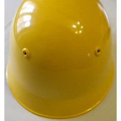 Casque Modèle 1940 Protection Civile Suisse jaune (1)