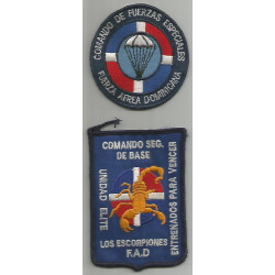 Ecussons de veste Commando Parachutiste Armée Dominicaine