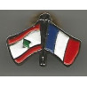 Pin's drapeaux Liban et France