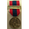 Médaille Défense Nationale "Argent" 2ème Type brillant + agraphe "Artillerie" 2ème Type 