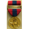 Médaille Défense Nationale "Bronze" 2ème Type doré + agraphe "Infanterie" 2ème Type