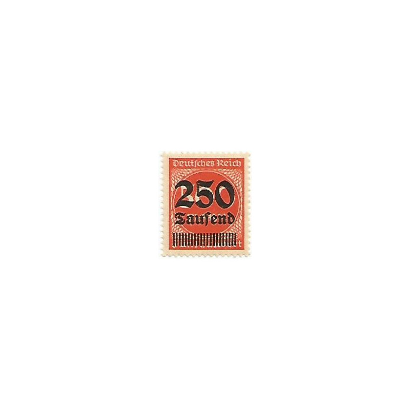 Timbre poste 250.000 Mark sur 500 Mark orange NEUF