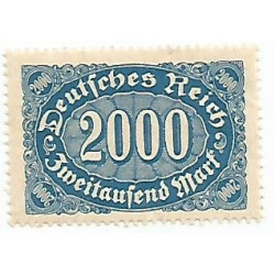 Timbre poste 2.000 Mark Deutsches Reich NEUF