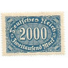Timbre poste 2.000 Mark Deutsches Reich NEUF