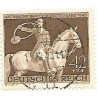 Timbre poste GrossDeutsches Reich Braune Band 1943 42+108 Pfennig oblitéré