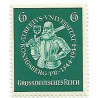 Timbre poste GrossDeutsches Reich Albertus Universität Königsberg 6+4 Pfennig Neuf