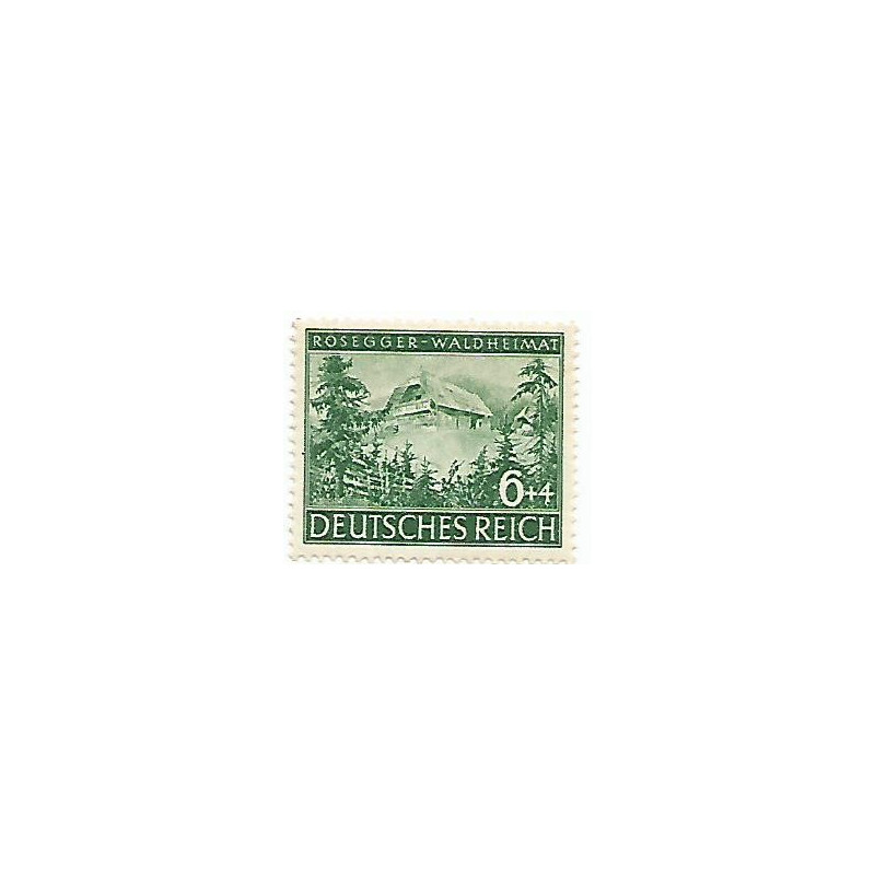 Timbre poste Deutsches Reich Rosegger-Waldheimat 6+4 Pfennig Neuf