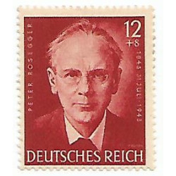 Timbre poste Deutsches Reich Peter Rosegger 12+8 Pfennig Neuf