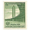 Timbre poste Deutsches Reich Breslau 1938 6 Pfennig Neuf