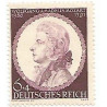 Timbre Deutsches Reich Mozart 6+4 Pfennig Neuf
