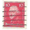 Timbre poste Deutsches Reich Friedrich der Grosse 10 Pfennig oblitéré
