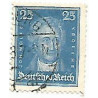 Timbre poste Deutsches Reich Joh. Wolfg. v. Goethe 25 Pfennig oblitéré