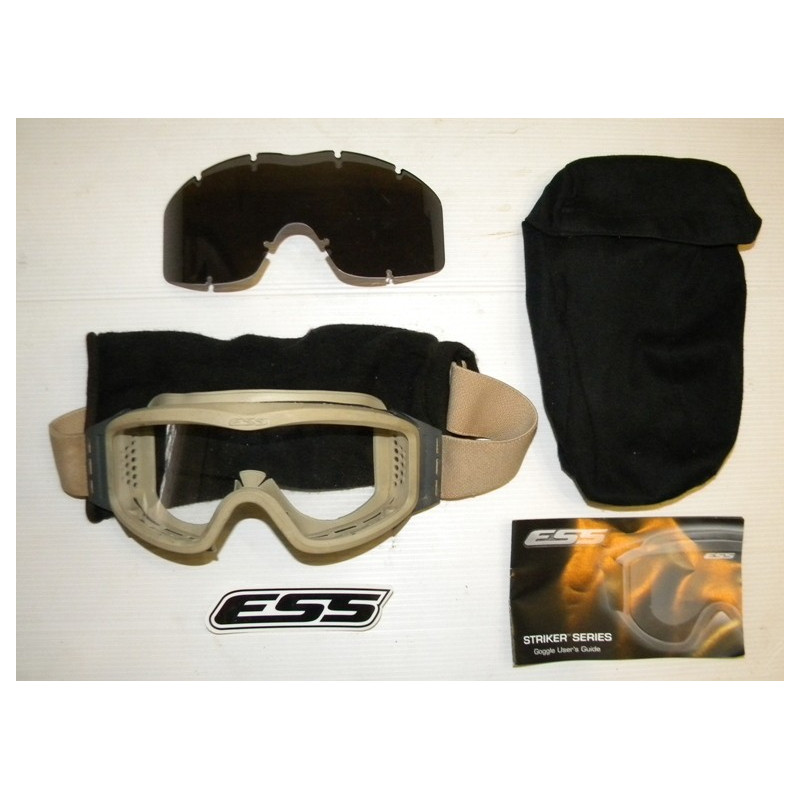 Masque balistique sable complet ESS Striker Series NEUF