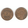 Pièce de Monnaie de 2 Francs Morlon en Bronze-aluminium 1937