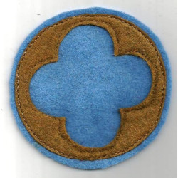 Patch 88ème D.I.U.S. Trèfle bleu - Régiments d'Infanterie US WW1