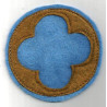 Patch 88ème D.I.U.S. Trèfle bleu - Régiments d'Infanterie US WW1
