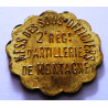 Pièce de 1 Franc du Mess des Sous-Officiers du 2° Régiment d'Artillerie de Montagne / Nice
