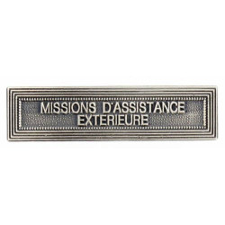 Agrafe 1er Type "Mission d'Assistance Extérieure" pour Médaille Défense Nationale