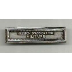 Agrafe 1er Type "Mission d'Assistance Militaire" pour Médaille Défense Nationale